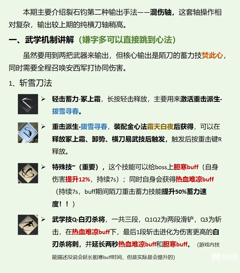 燕云十六声,裂石钧混伤流,陌刀蓄力,安西军协同,游戏攻略