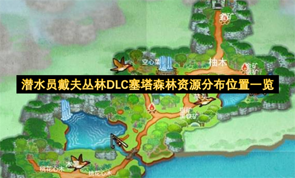 潜水员戴夫,丛林DLC,塞塔森林,资源分布